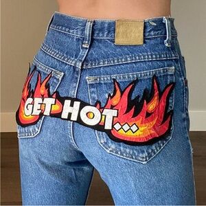 reworked vintage lee jeans